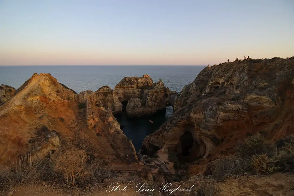 Ponta da Piedade at sunset