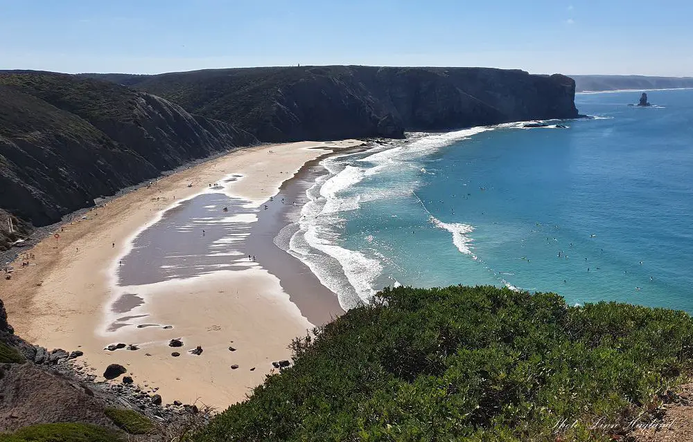 Arrifana beach is one of the most beautiful Algarve beaches