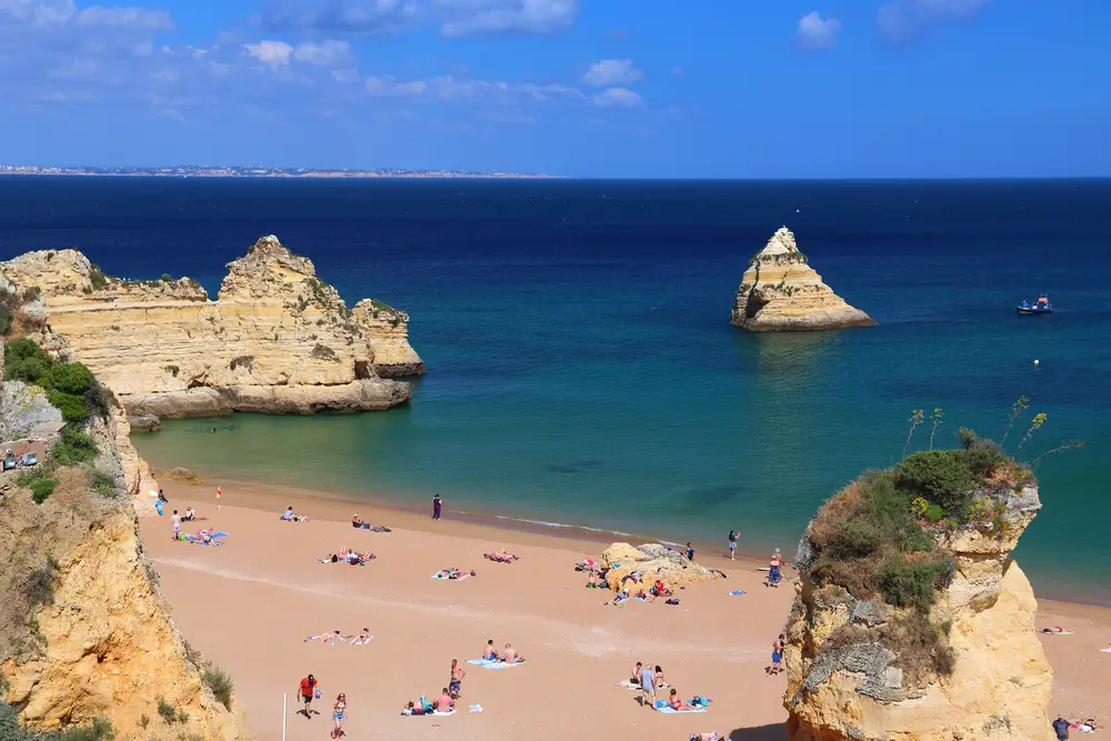 Best beaches in Algarve - Dona Ana beach