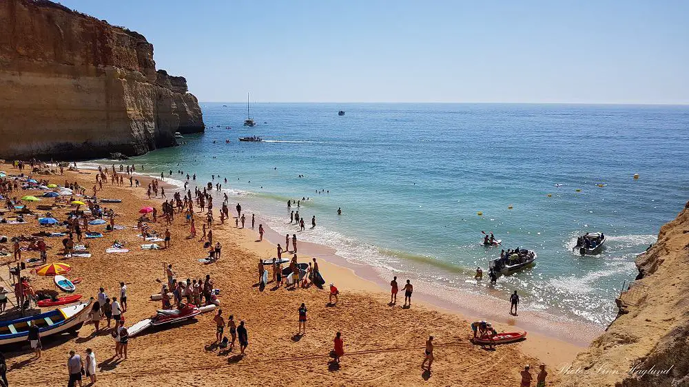 Top beaches Algarve - Benagil beach