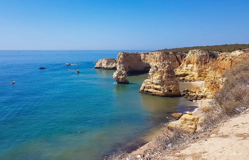 Portugal Marinha beach