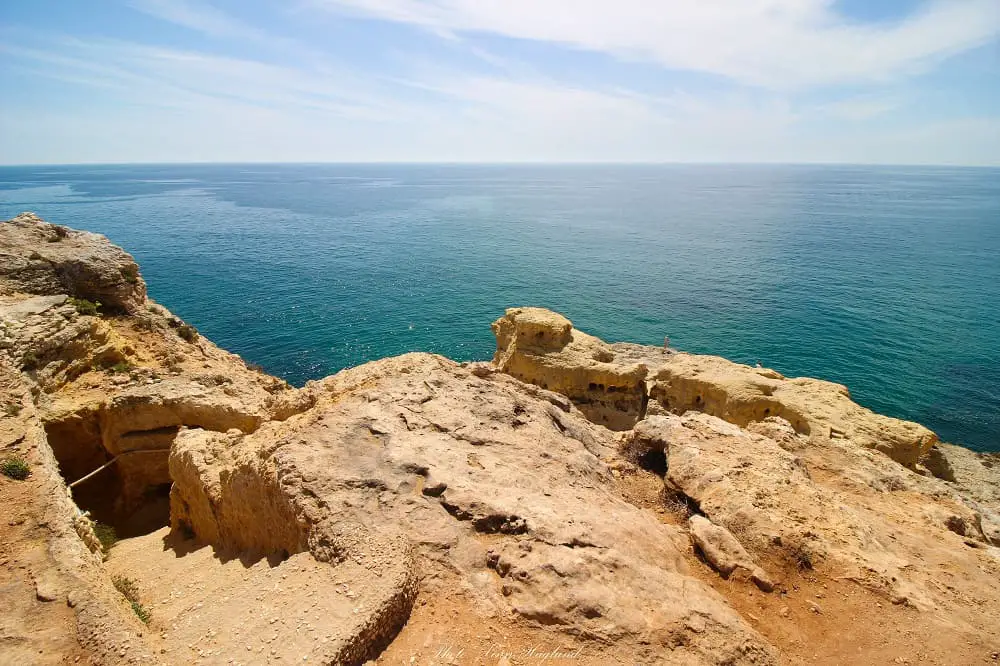 Walking from Benagil Portugal to Carvoeiro