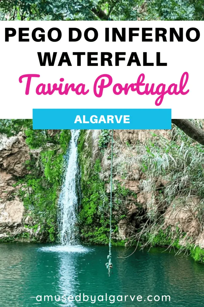 Pego do Inferno waterfall Tavira Portugal